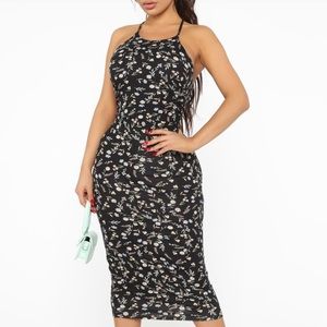 Fashion Nova floral midi dress